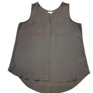 Maurice’s Gray Polyester Sleeveless‎ Top L